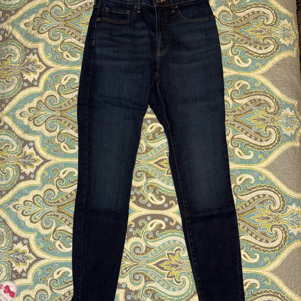 Everlane Dark Wash High Rise Skinny Jeans Size 27